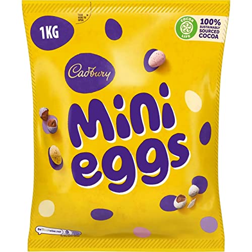 HERSHEYS Cadbury Mini Eggs Milk Chocolate With Crisp Shell Cand...