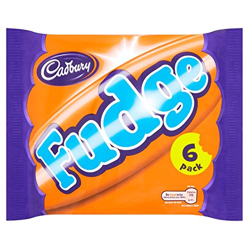 Cadbury Fudge British Chocolate Bar 6 Pack 156G