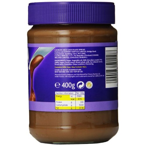 Cadburys Chocolate Spread 400G