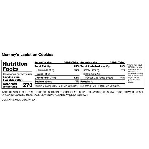 Lactation Cookies — Oatmeal Chocolate Chip By Cafe Baby. Lactati