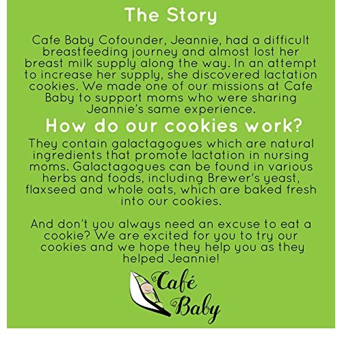 Lactation Cookies — Oatmeal Chocolate Chip By Cafe Baby. Lactati