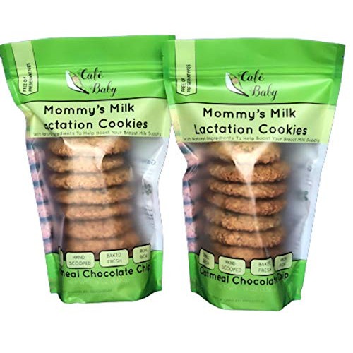 Lactation Cookies — Oatmeal Chocolate Chip By Cafe Baby. Lactati