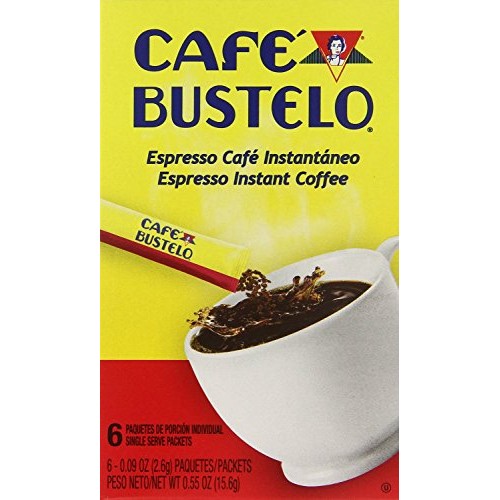 Cafe Bustelo Instant Espresso Coffee Single Serve Packets Pack