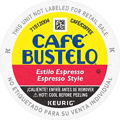 Café Bustelo Espresso Style Dark Roast Coffee, 72 K Cups For Keu