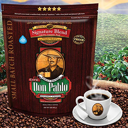 2Lb Don Pablo Signature Blend - Medium-Dark Roast - Whole Bean C