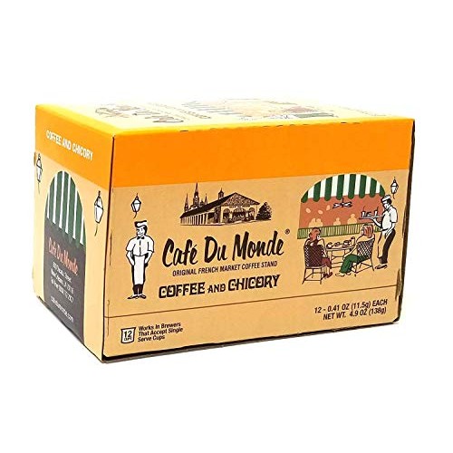 Cafe Du Monde Coffee And Chicory Single-Serve Cup Pods, 12 Count Cafe Du Monde Coffee And Chicory Single-Serve Cup Pods, 12 Count