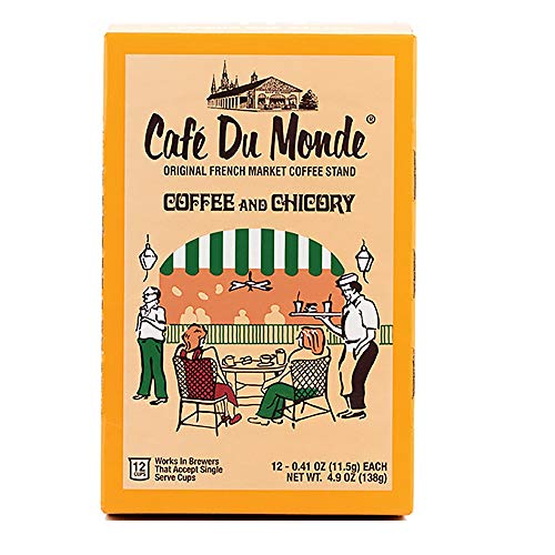 Cafe Du Monde Coffee And Chicory Single-Serve Cup Pods, 12 Count Cafe Du Monde Coffee And Chicory Single-Serve Cup Pods, 12 Count