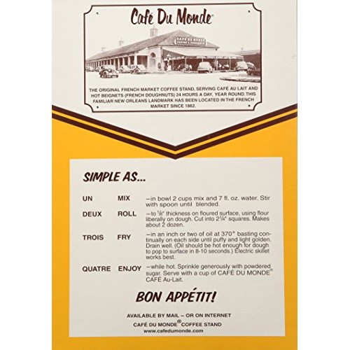 Cafe Du Monde Mix Beignet Mix, 28 Oz, Pack Of 2