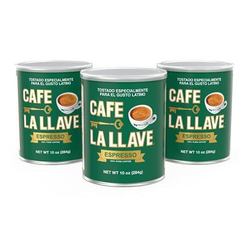 Café La Llave Espresso 100% Pure Coffee, Dark Roast Espresso 3