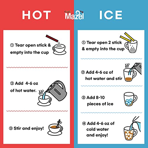 Café Mazel Instant Coffee - Instant Coffee Mix, 3 In 1 Instant C