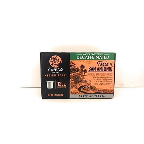 Cafe Ole Taste Of Texas Decaf Coffee K Cups Gift Assortment, 12C