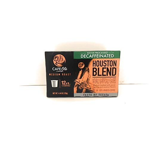 Cafe Ole Taste Of Texas Decaf Coffee K Cups Gift Assortment, 12C