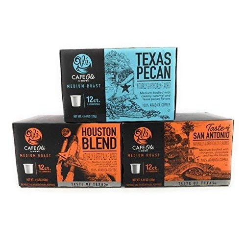 Cafe Ole Taste Of Texas Gourmet Coffee K Cups Gift Assortment, 1
