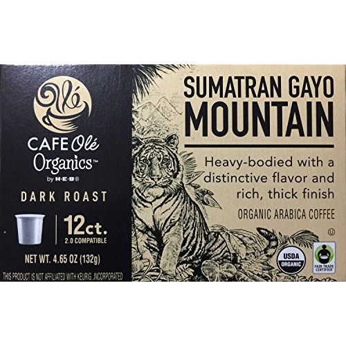 H.E.B. Cafe Ole Organics -Sumatra Gayo Mountain Straight Roast
