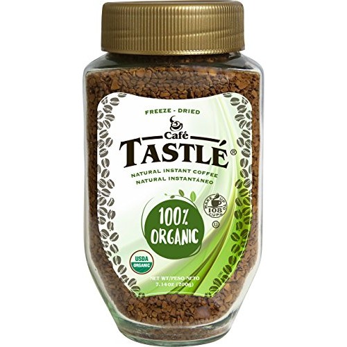 Cafe Tastlé 100% Organic Instant Coffee, 7.14 Ounce