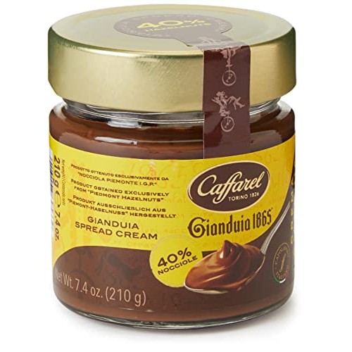 Caffarel Gianduia Cream Hazelnut Spread 210Gr