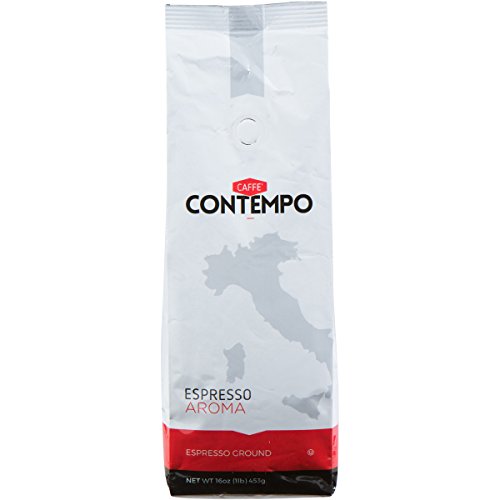 Caffé Contempo Italian Style Espresso, Aroma Blend, 1 Lb Fine Gr