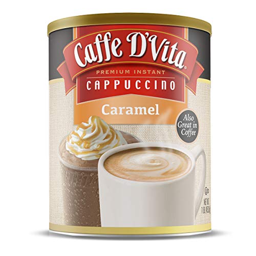 Caffe D’Vita Caramel Cappuccino, 6 Pack 16 Oz