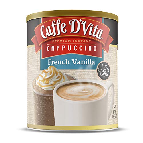 Caffe D’Vita French Vanilla Cappuccino, 6 Pack 16 Oz