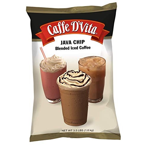 Caffe D’Vita Java Chip Latte Blended Ice Coffee - Java Chip Frap...
