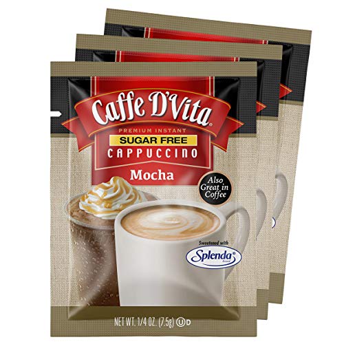 Caffe Dvita Sugar Free Mocha Cappuccino Envelopes - 24 Pack