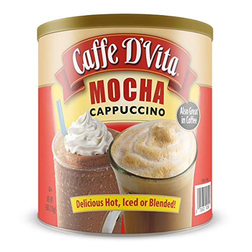 Caffe D’Vita Mocha Cappuccino 4 Lb Can 64 Oz