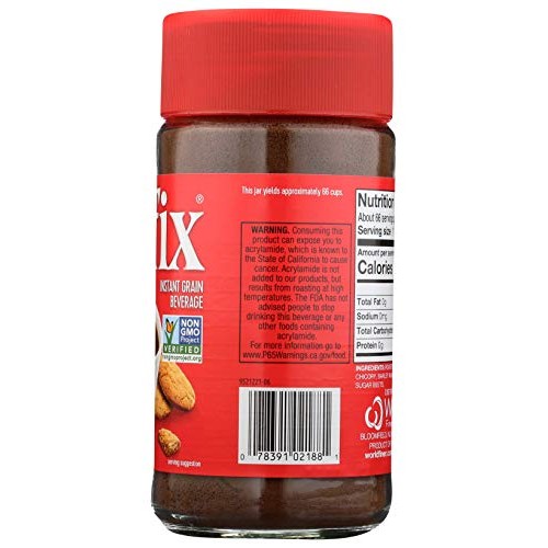 Cafix Coffee Substitute Crystals Jar 7.05 Ounces