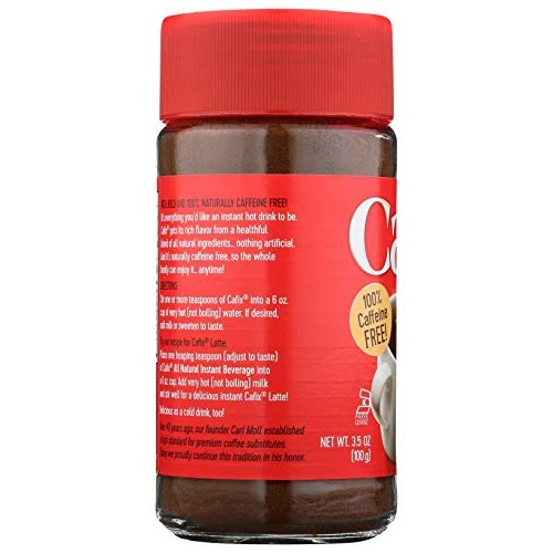 Cafix Coffee Substitute Crystals Jar 7.05 Ounces