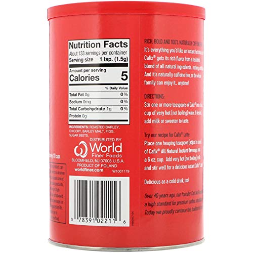 Cafix All Natural Instant Beverage, 7.05 Oz