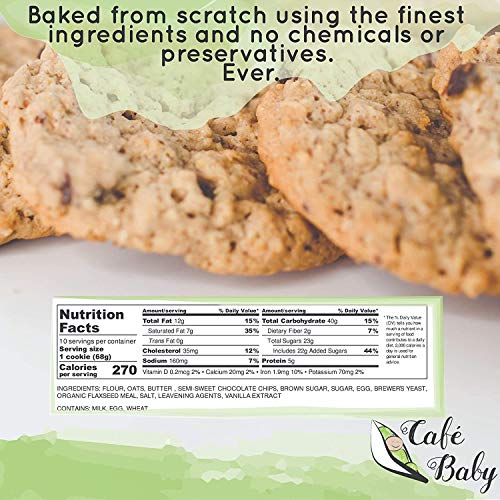 Café Baby Chocolate Chip Lactation Cookies For Breastfeeding | L