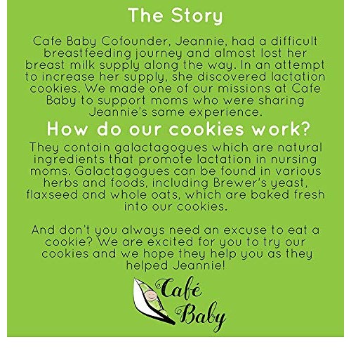 Café Baby Chocolate Chip Lactation Cookies For Breastfeeding | L