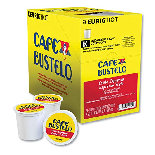 Cafe Bustelo K-Cup Packs, Espresso Style, 24 Count