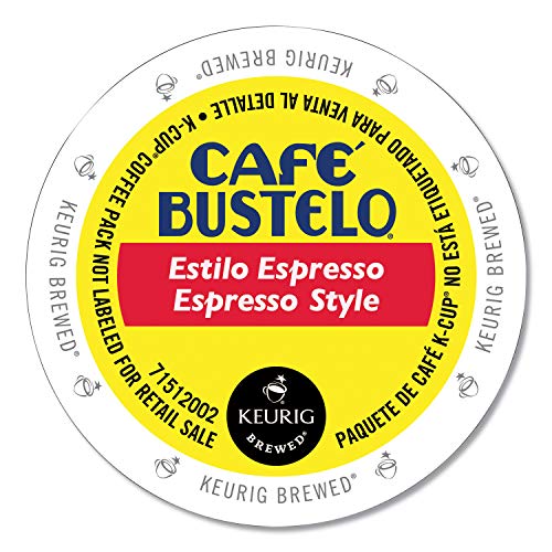 Cafe Bustelo K-Cup Packs, Espresso Style, 24 Count