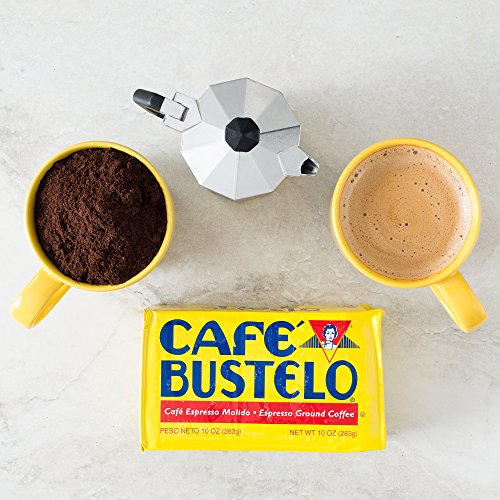 Café Bustelo Espresso Dark Roast Ground Coffee Brick, 16 Ounces ...