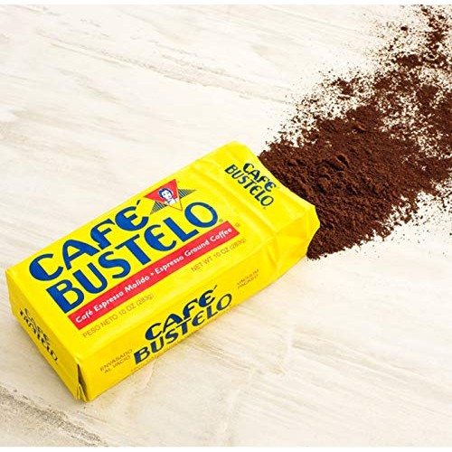 Café Bustelo Espresso Dark Roast Ground Coffee Brick, 16 Ounces ...