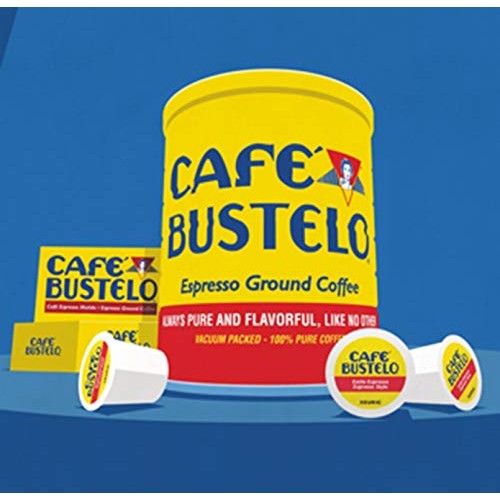 Café Bustelo Espresso Style Dark Roast Coffee, 96 Keurig K-Cup Pods