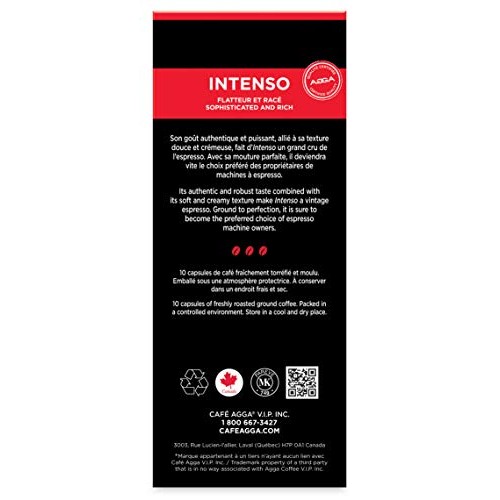 Café Agga Coffee 60 Capsules Cremoso Espresso Nespresso Original