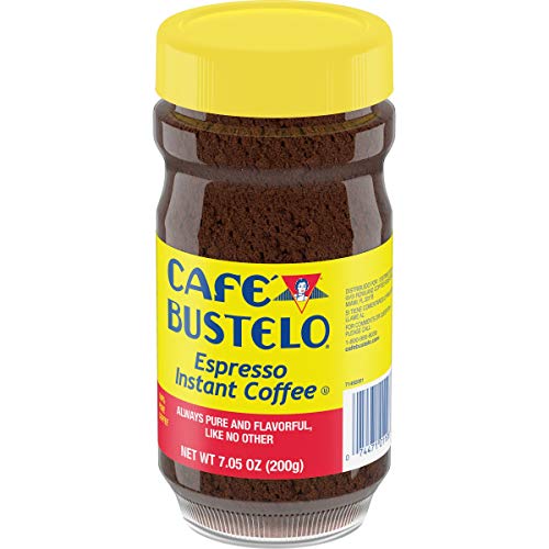 Café Bustelo Espresso Style Dark Roast Instant Coffee, 7.05 Ounces