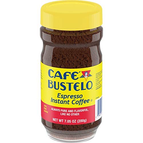 Café Bustelo Espresso Style Dark Roast Instant Coffee, 7.05 Ounces