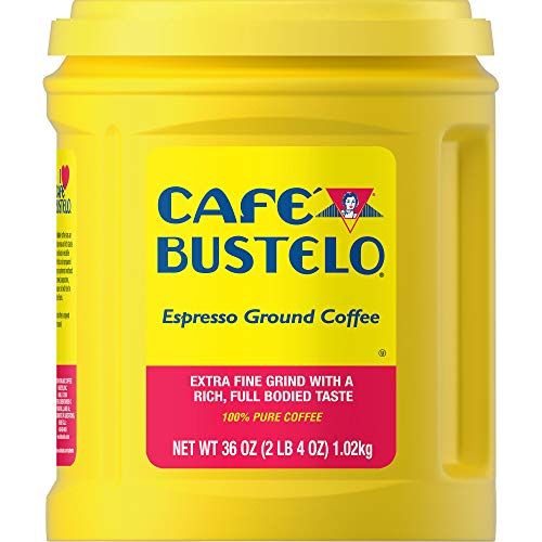 Café Bustelo Coffee Espresso Extra Fine Ground Coffee, 36 Ounces