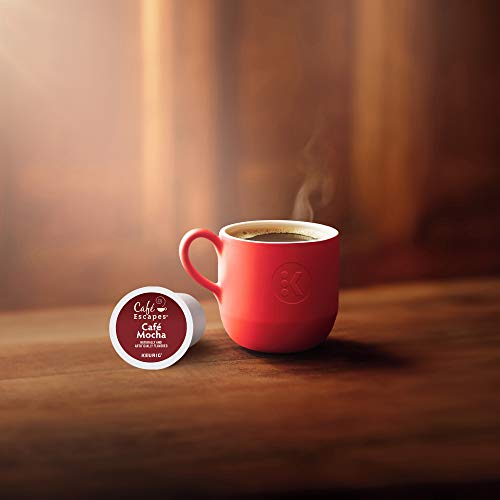 Cafe Escapes, Cafe Mocha Coffee Beverage, Single-Serve Keurig K-