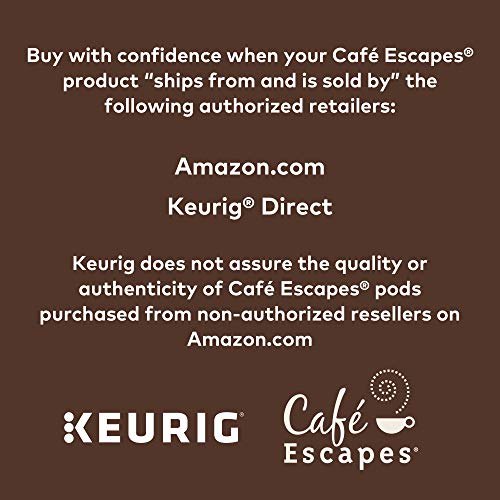 Café Escapes Chai Latte, Single-Serve Keurig K-Cup Pods, 72 Count