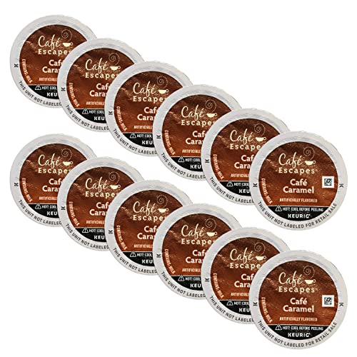 Cafe Escapes Keurig Brewed Cafe Caramel K-Cup Packs - 12 Ct