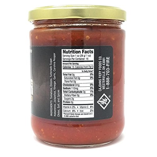 Smokin Eds Carolina Reaper Salsa By Cajohns 16 Ounce