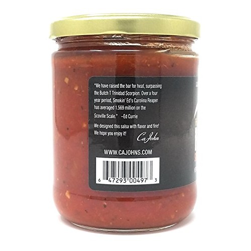 Smokin Eds Carolina Reaper Salsa By Cajohns 16 Ounce