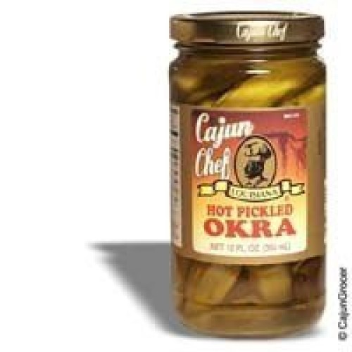 Cajun Chef Hot Pickled Okra
