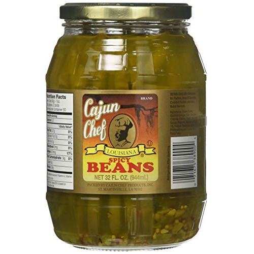 Cajun Chef Louisiana Spicy Green Beans, 32 Ounces