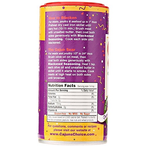 Cajuns Choice Ssnng Blackened Fish 2.75Oz