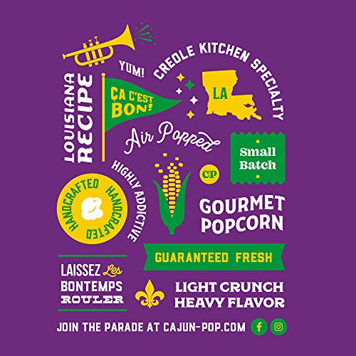 Cajun Pop Gourmet Popcorn Flavored Popcorn Already Popped Withou...