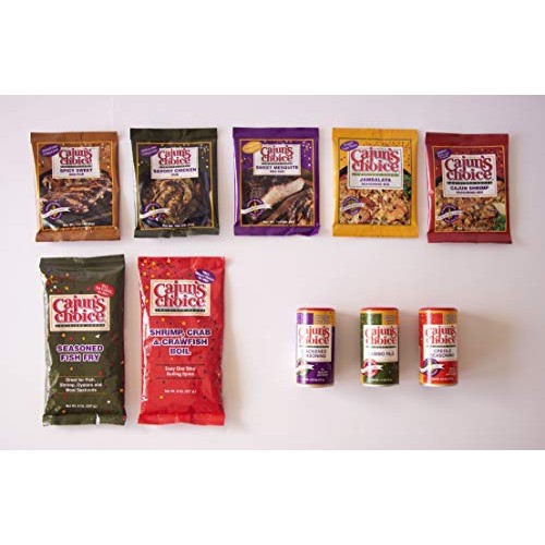 Creole Seasoning 3.8 Oz &Amp; Blackened Seasoning 2.75 Oz Cajuns Ch